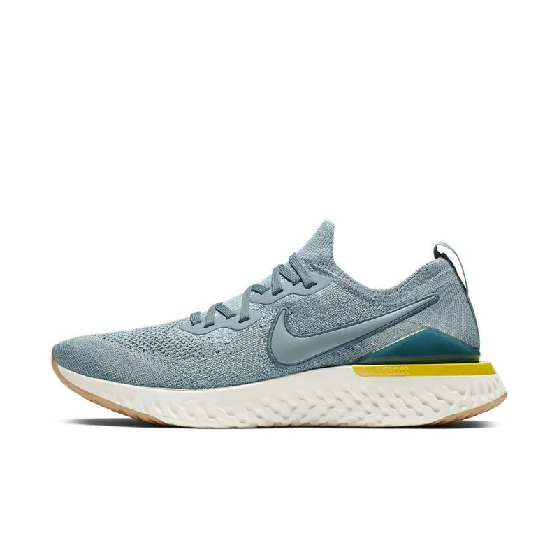 Nike Epic React Flyknit 2 Aviator Grey Aviator Grey Black Blue Fury Aviator Grey (BQ8928-005)