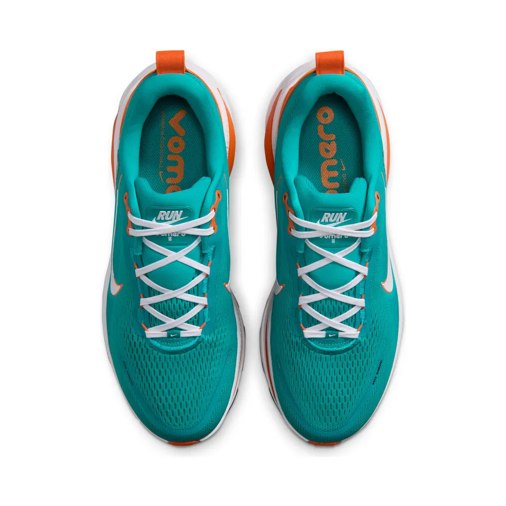 Nike Vomero 18 – Miami Dolphins – “Turbo Green / Brilliant Orange / White” (IQ6012-300)