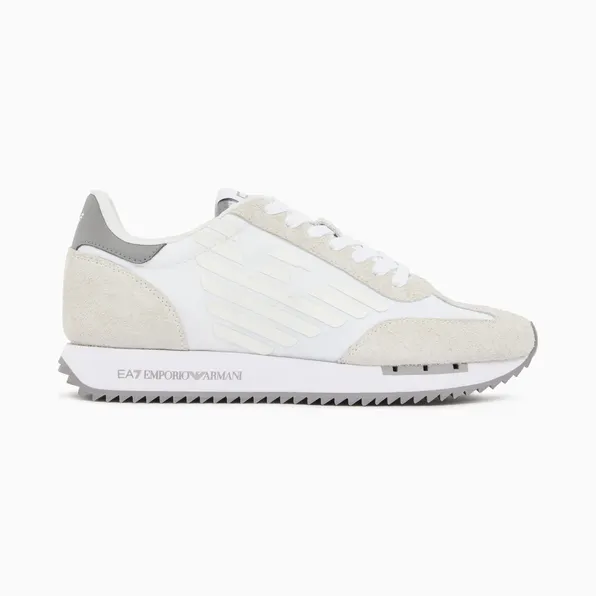Armani Black And White In Nylon And Suede With Rubber Sole (7X000870-AF28085-M0433)