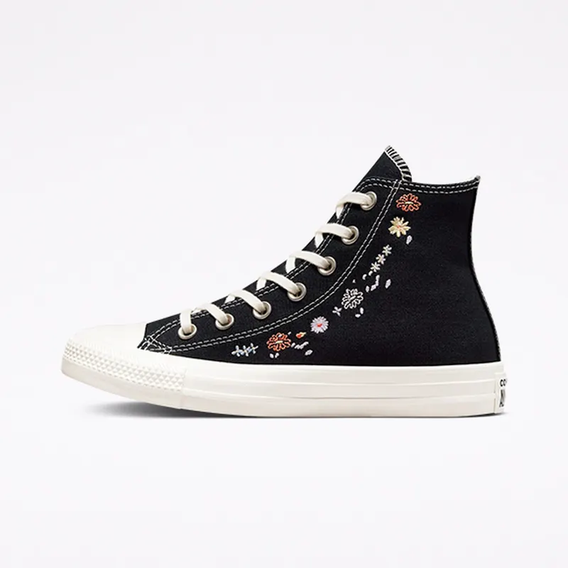 Converse Chuck Taylor All Star Embroidered Floral Black/multi/egret (A01585C)