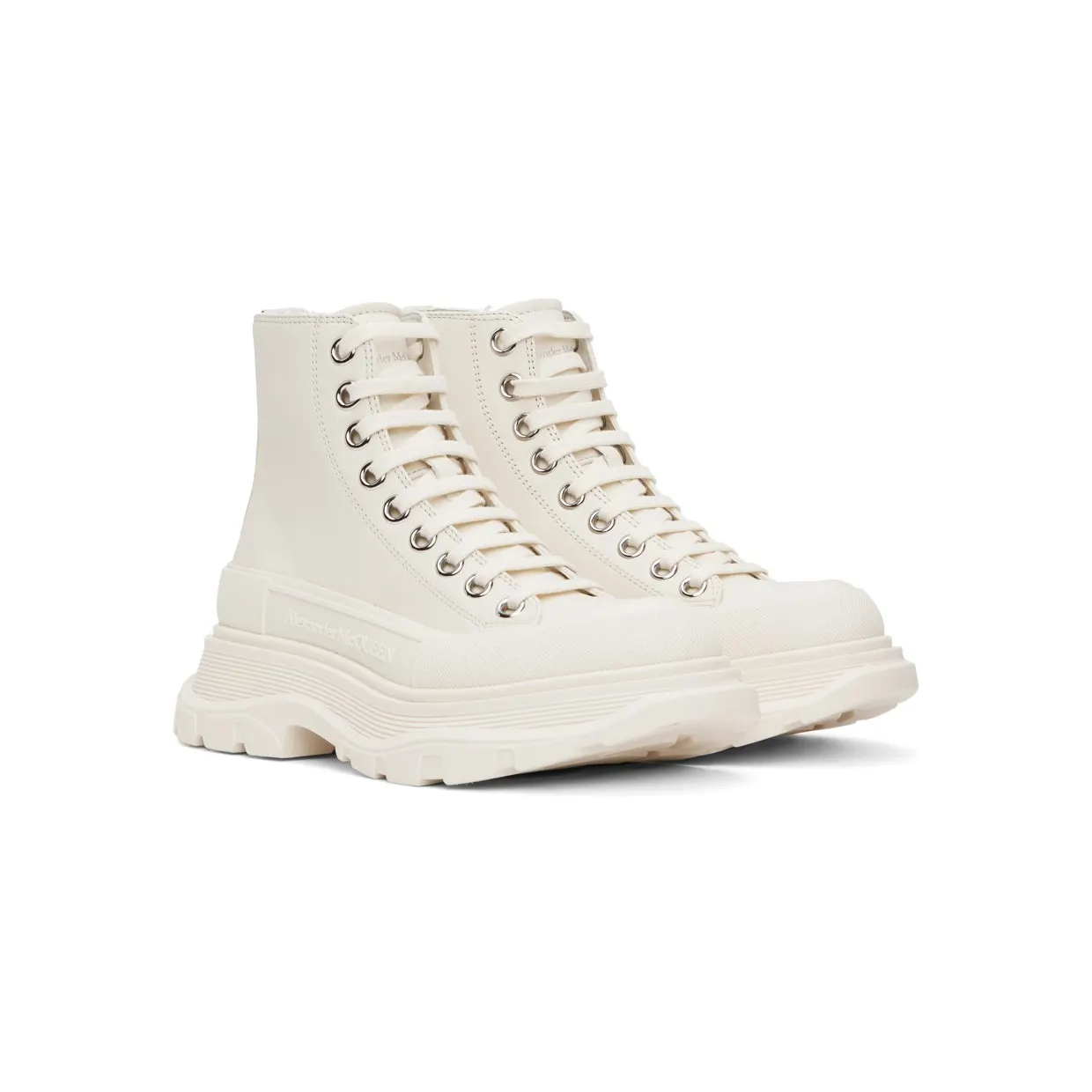 Alexander McQueen Off-White Tread Slick 7906 Hawthorn/Silver (702041WHZ62) (4)