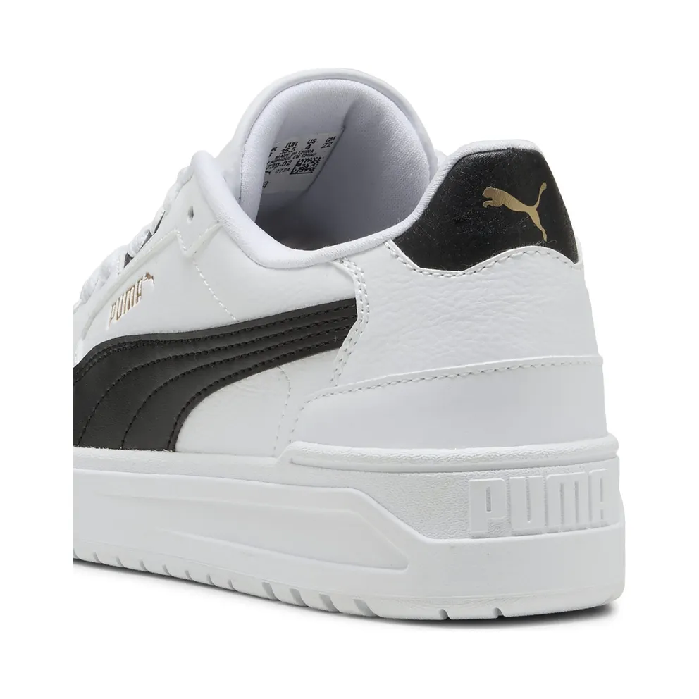 Puma Shuffle Downtown Low “Puma White / Puma Black / Puma Gold” (403739_02)