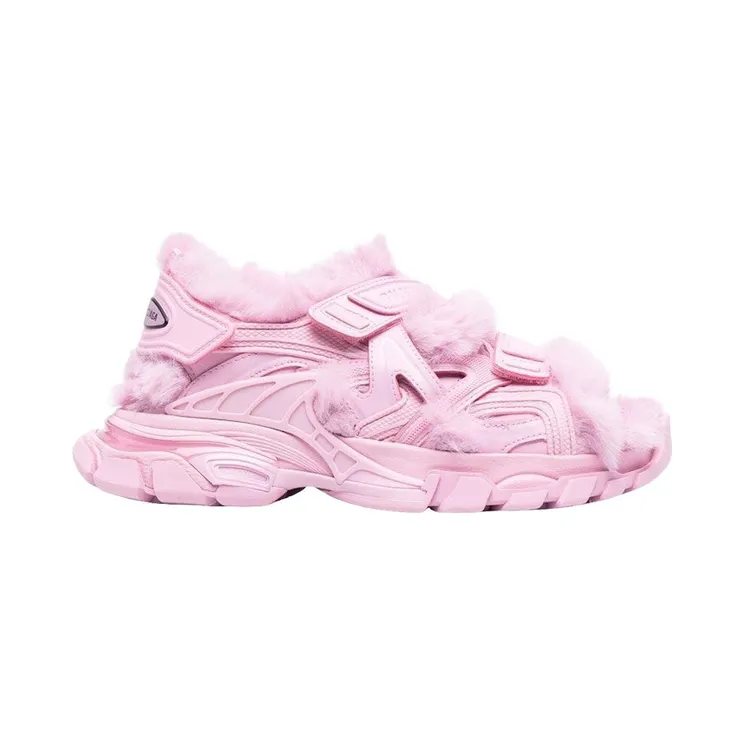 Balenciaga Track Sandal Fake Fur Pink (668560W3CQ35000)