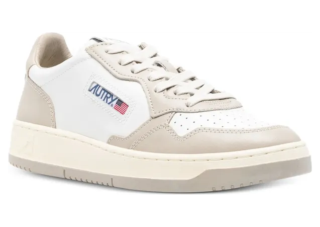 Autry Medalist Panelled Leather “White/Neutrals” (AULM WB67) (4)
