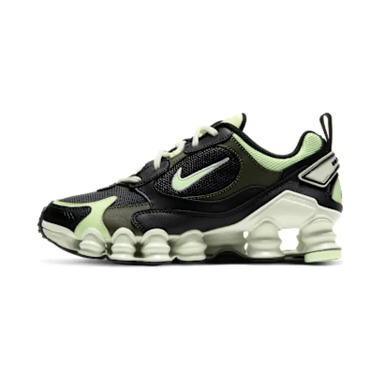 Nike Shox TL Nova “Black / Cargo Khaki / Spruce Aura / Barely Volt” (AT8046-001)