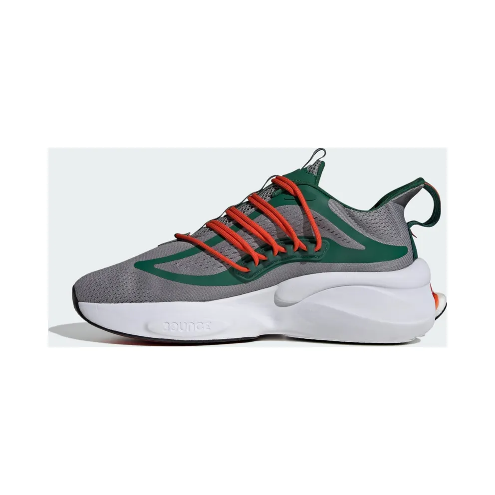 adidas Miami Alphaboost V1 Grey Team Dark Green Team Orange (IE1038)