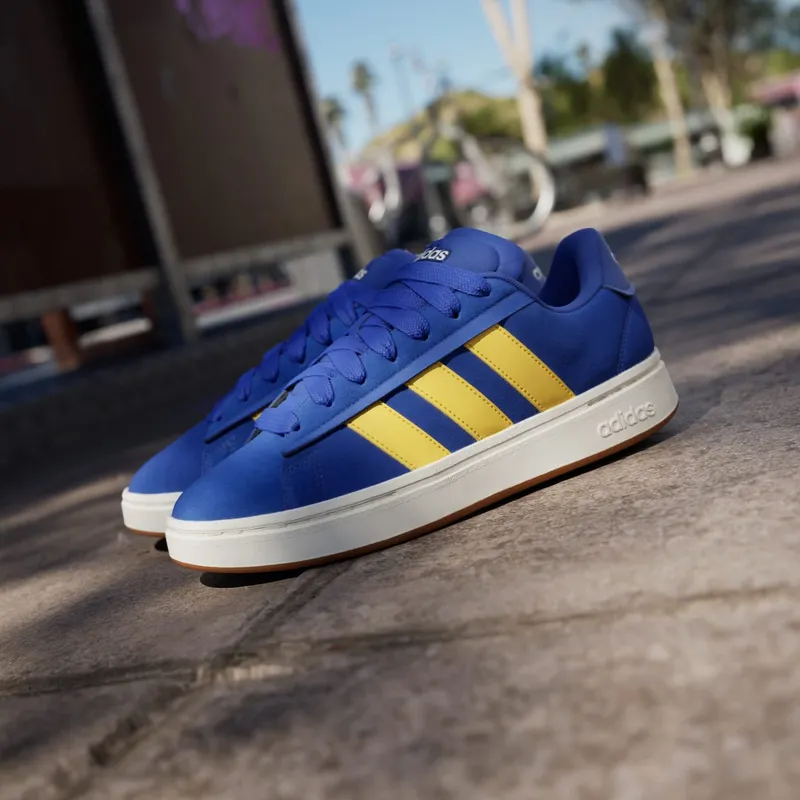 Adidas Grand Court Alpha Semi Lucid Blue / Utility Yellow / Off White (JI1714)