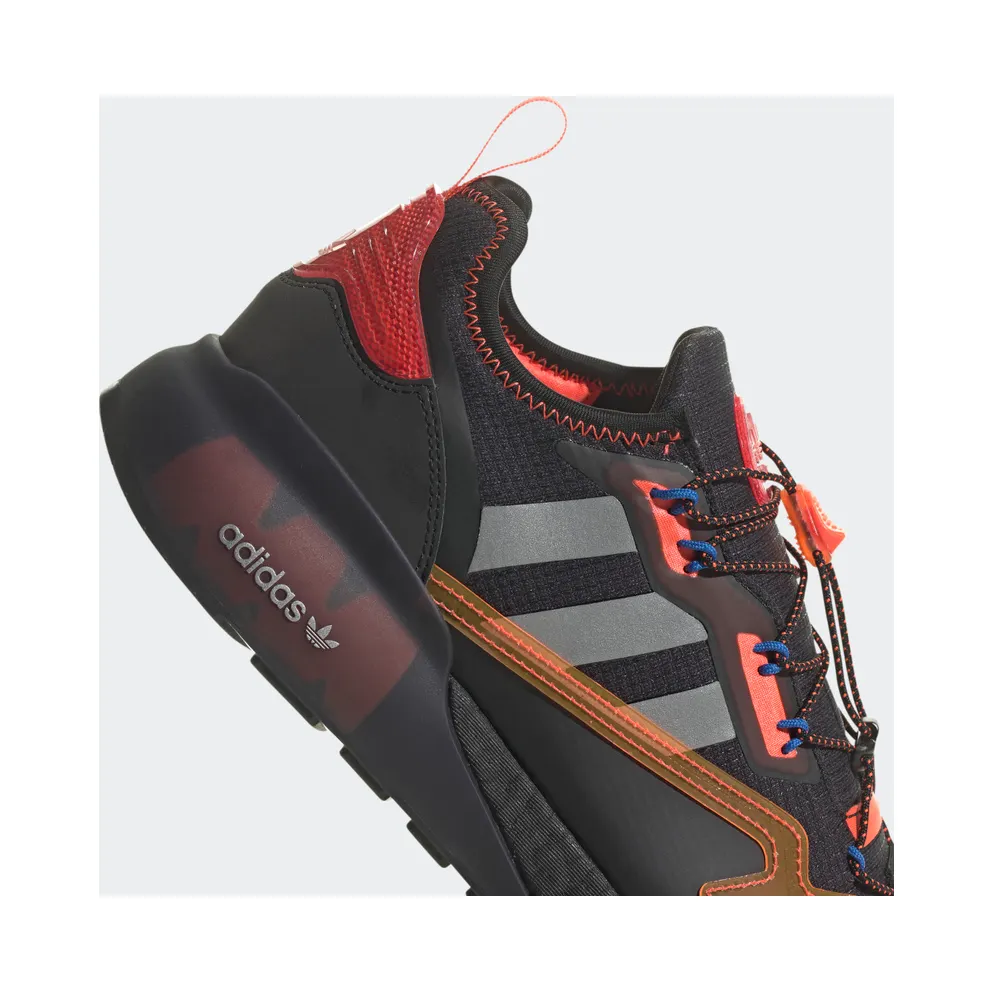 adidas ZX 2K Boost Core Black / Silver Metallic / Solar Red (GY1209)