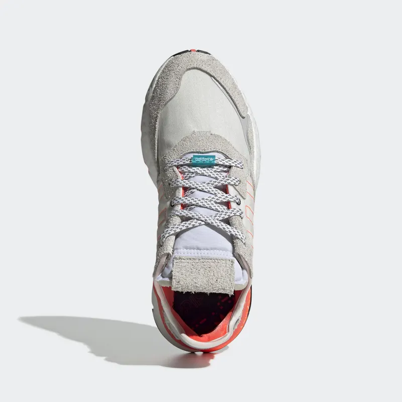 adidas Nite Jogger Morse Code Footwear White/Solar Red/Crystal White (EH0249)