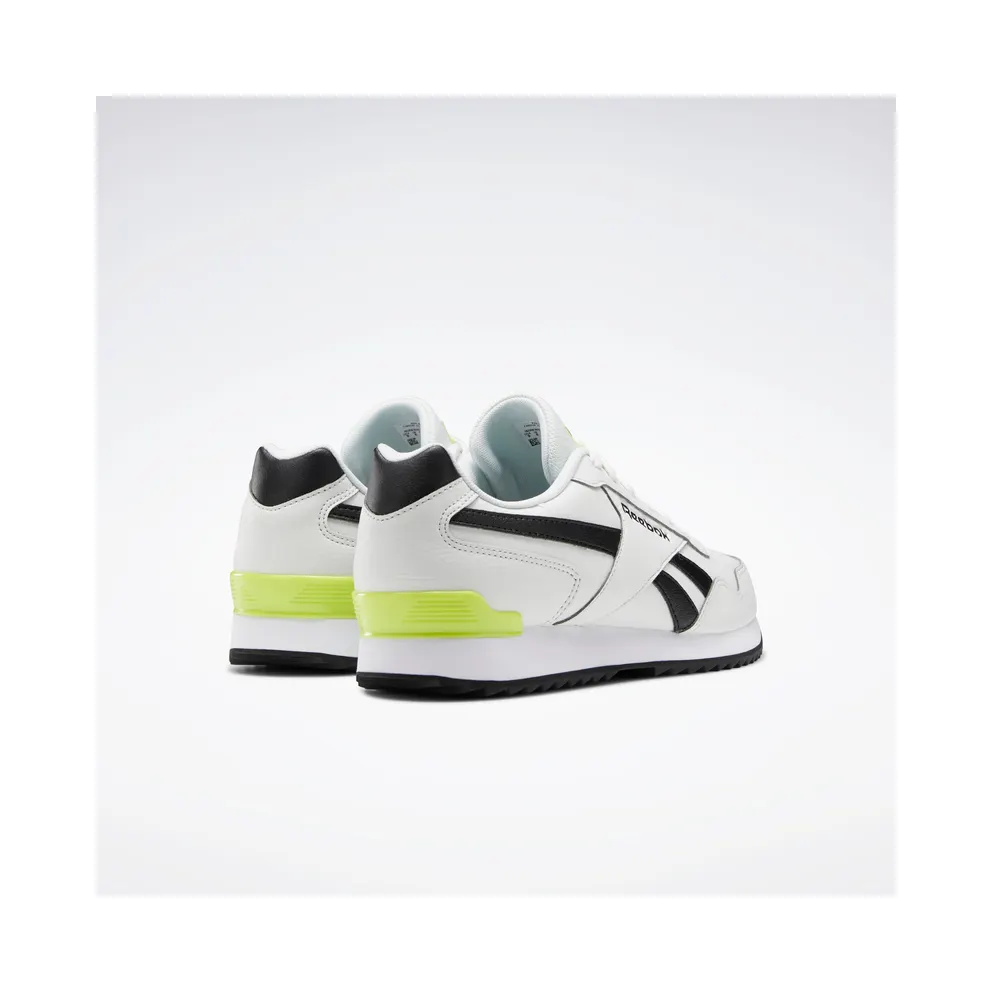 Reebok Royal Glide Ripple Clip Pure Grey 1 / Core Black / Acid Yellow