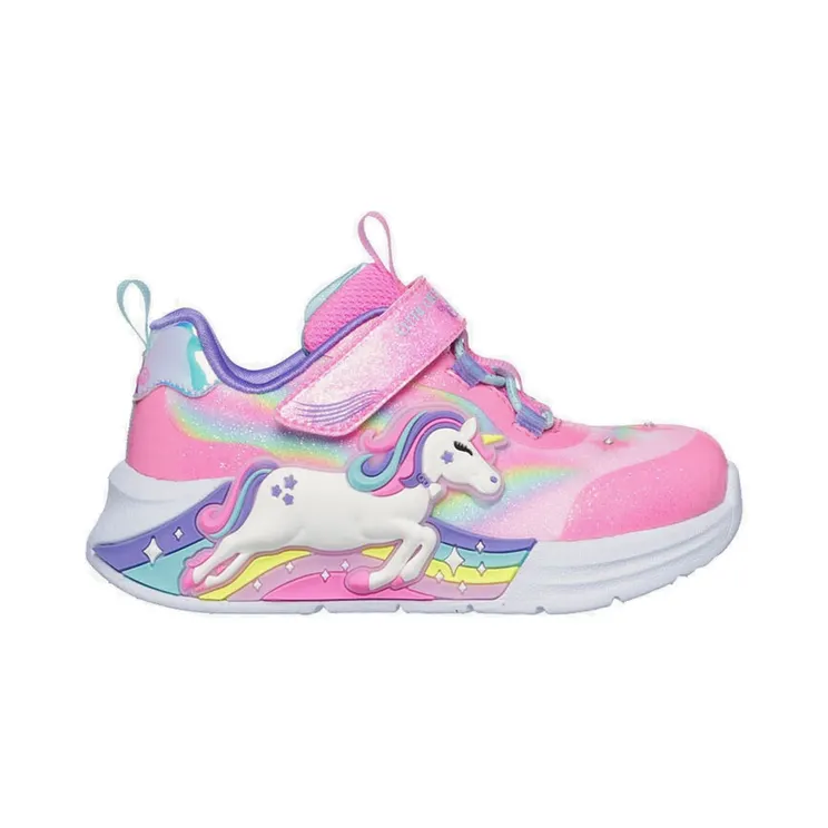 Skechers S-Lights Unicorn Chaser “Pink” (302298NPKMT)