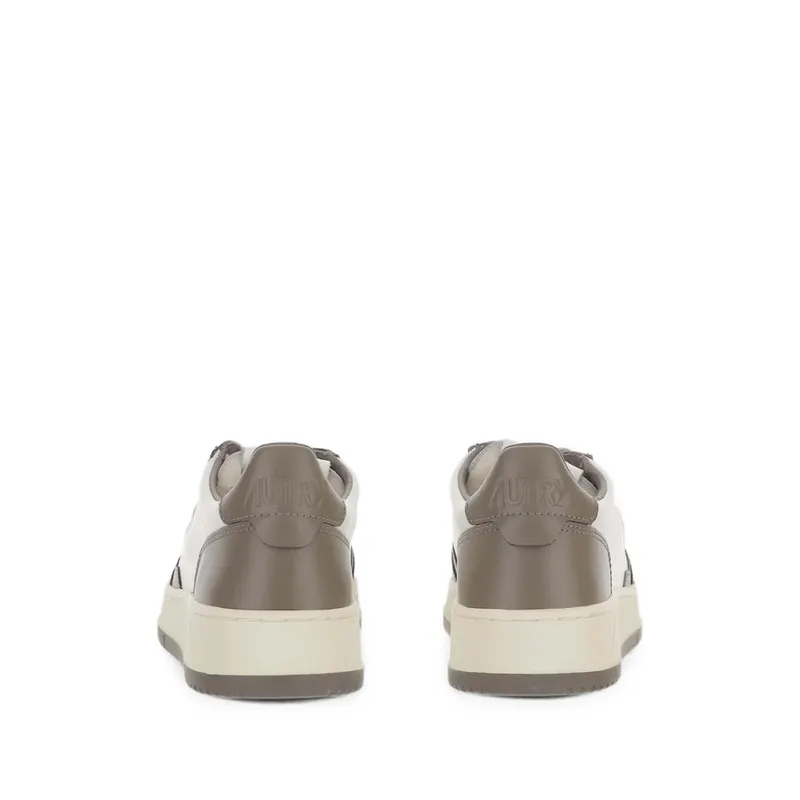 Autry Medalist Low-top “White/Brown” (AULM WB68)