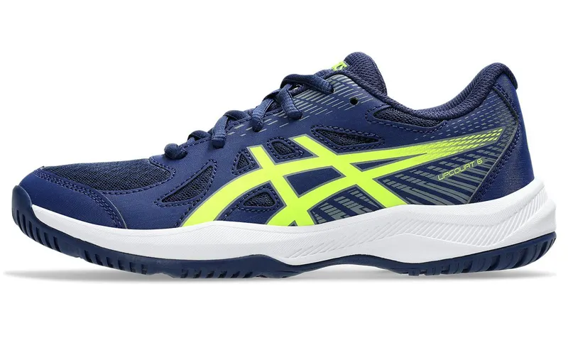 ASICS Upcourt 6 Blue Expanse Safety Yellow (1074A045-400)