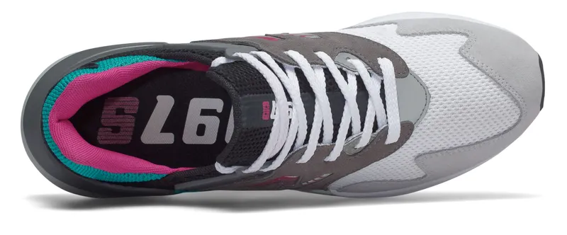 New Balance 997 S South Beach Grey/Pink-Turquoise (MS997JCF)