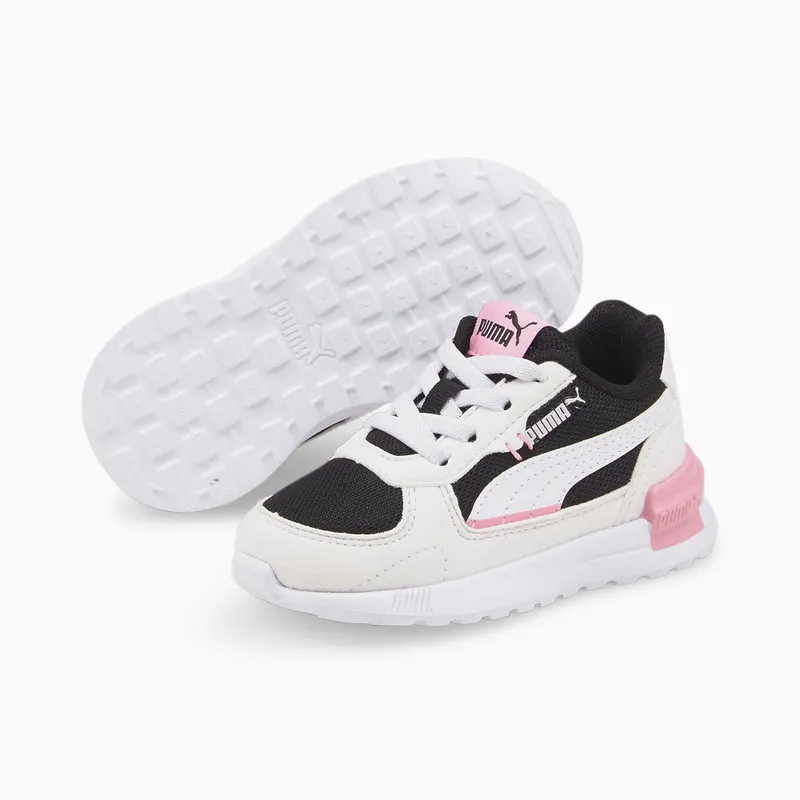 PUMA Graviton AC Babies’ White/Black/Prism Pink (381989-09)