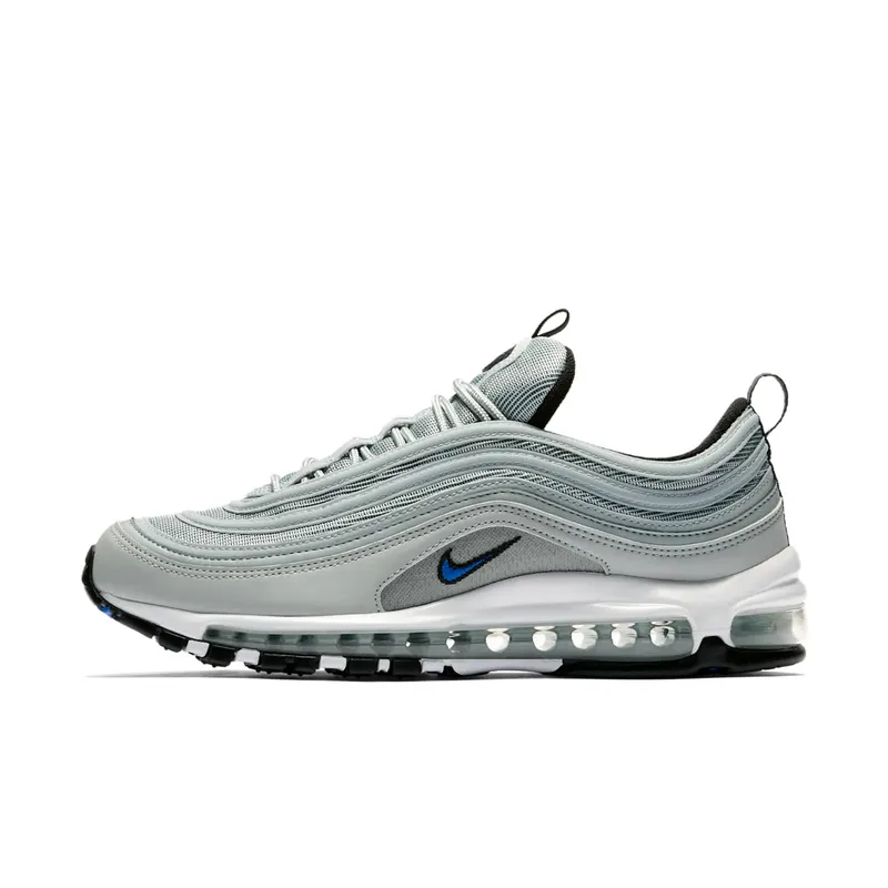 Nike Air Max 97 Metallic Silver Racer Blue Metallic Silver/Racer Blue-Black-White (AQ7331-001)