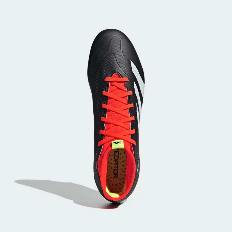 adidas Predator 24 League FG Core Black Cloud White Solar Red (IG7772)