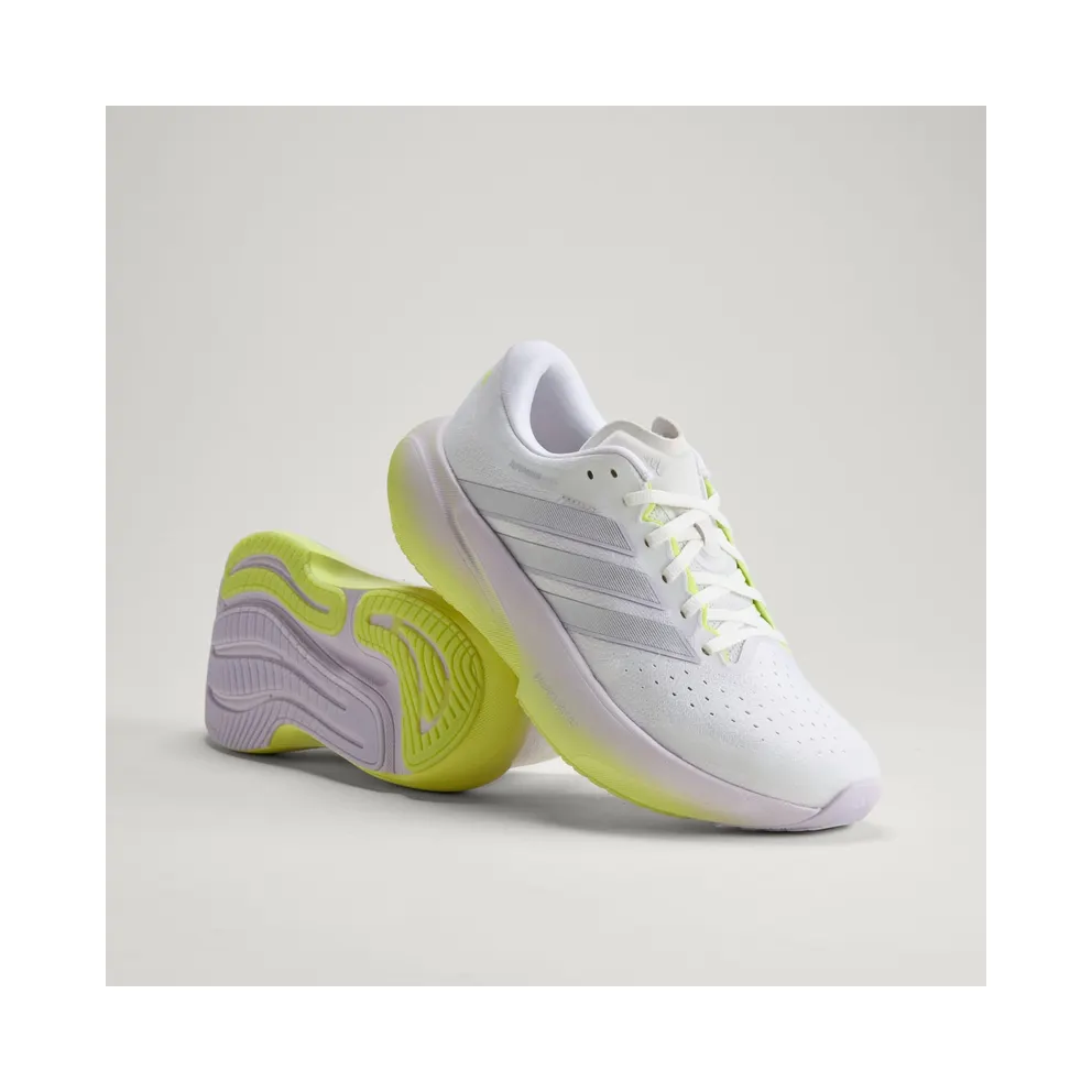 Adidas SUPERNOVA RISE 3 Laufschuhe Crystal White / Silver Metallic / Purple Tint (KI9225)