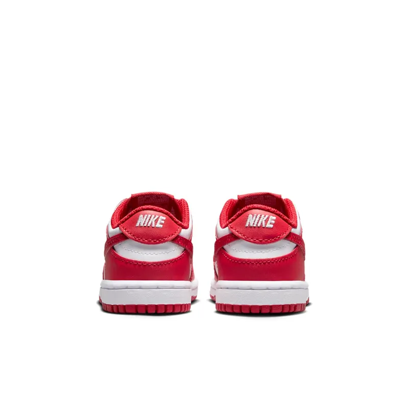 Nike Dunk Low White University Red (FB9107-119)