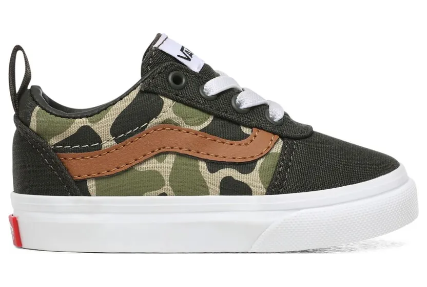 VANS Frog Camo Ward Slip-on Peuterschoenen (Groen)