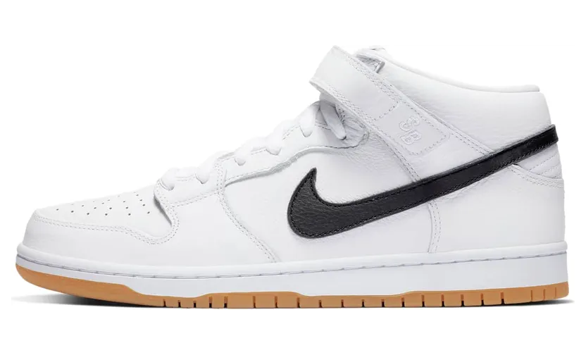 Nike SB Dunk Mid Pro ISO Orange Label – White (CD6754-100)