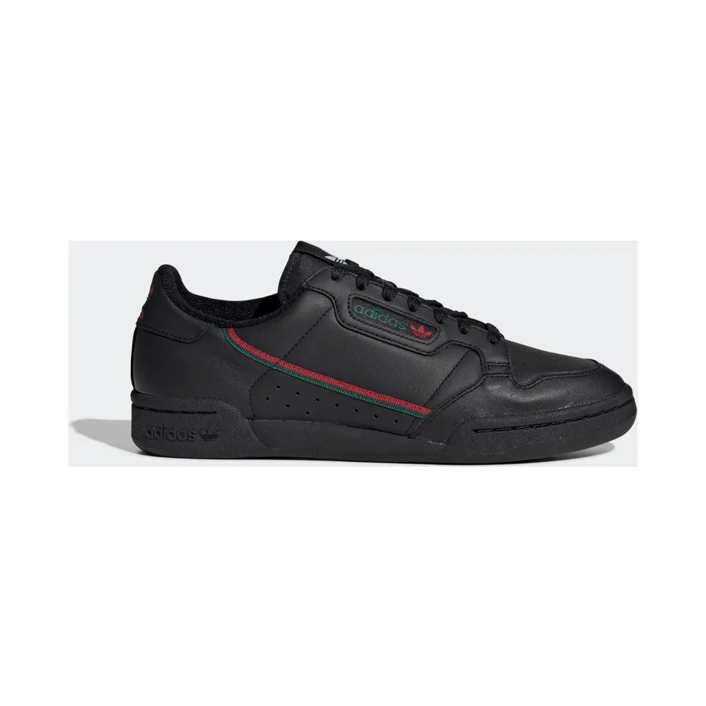 adidas Continental 80 Core Black / Scarlet / Clear Green (EE5343)