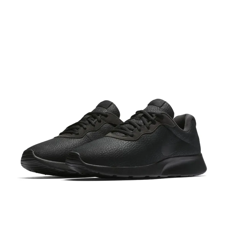 Nike Tanjun Premium Black Leather Black/Black-Anthracite (876899-005)
