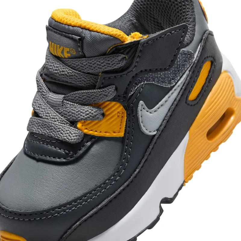 Nike Air Max 90 EasyOn TD “Smoke Grey Yellow” (HF6359-004)