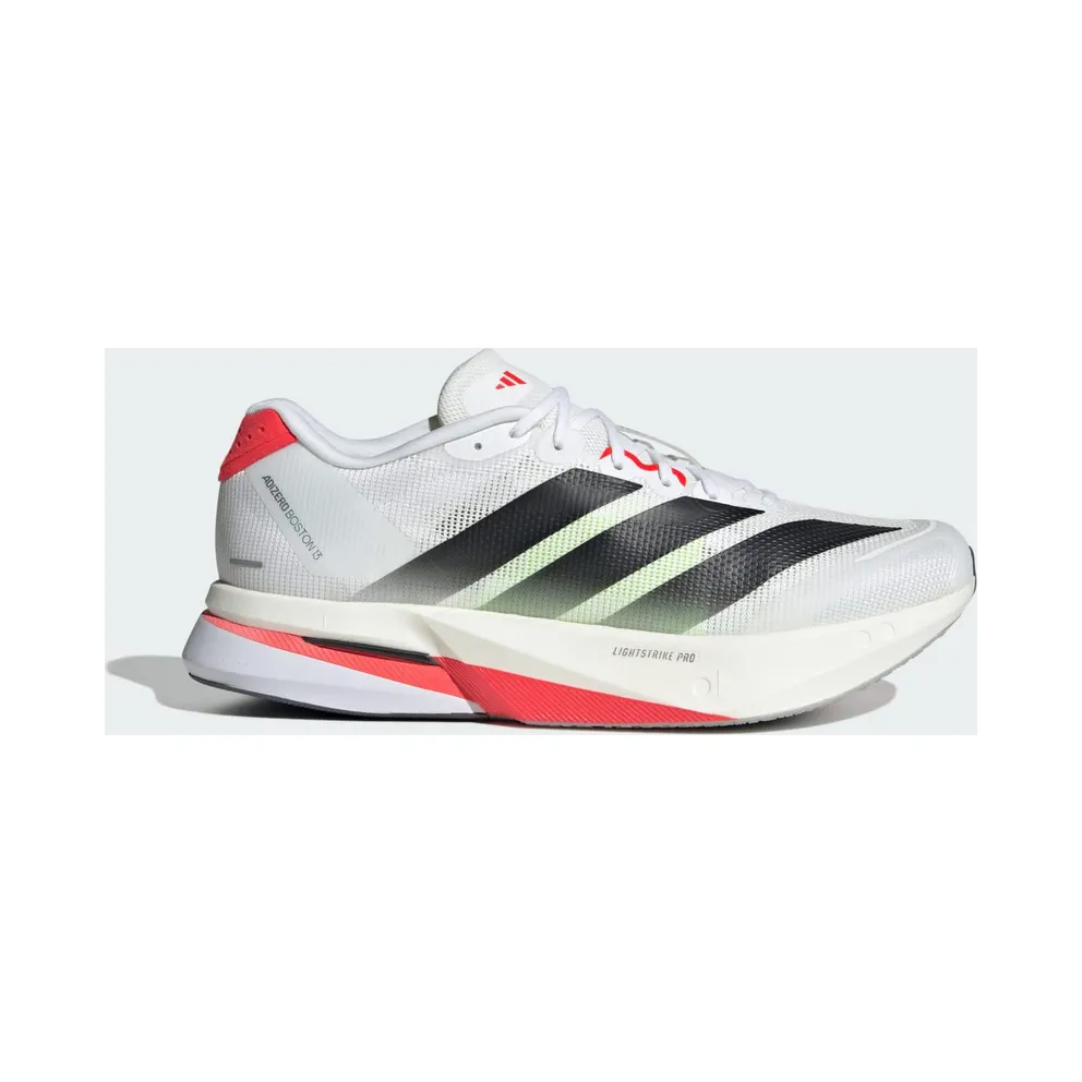Adidas Adizero Boston 13 Cloud White / Core Black / Lucid Red (JS4932)
