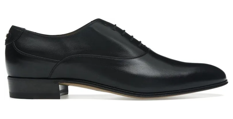 Gucci Lace-up Shoe With Double G Black (719741 06F00 1000)