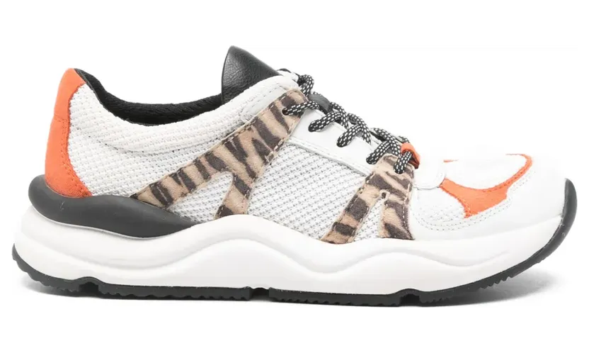 Geox Sneakers mit Animal-Print – Weiß (D02GDA01185)