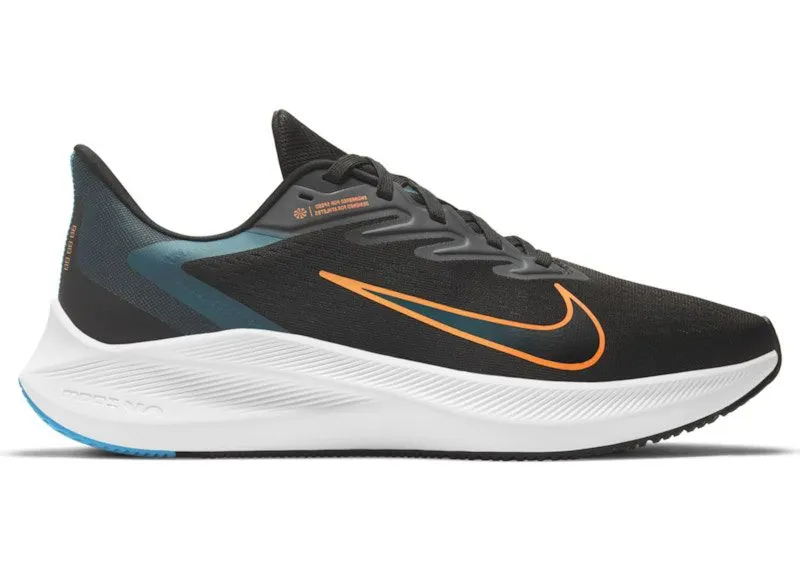 Nike Air Zoom Winflo 7 Black Atomic Orange (CJ0291-013)