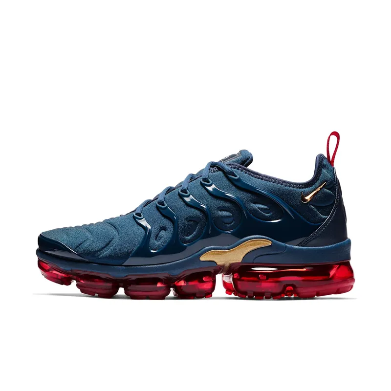 Nike  Air VaporMax Plus Olympic Midnight Navy/Metallic Gold-Black (924453-405)