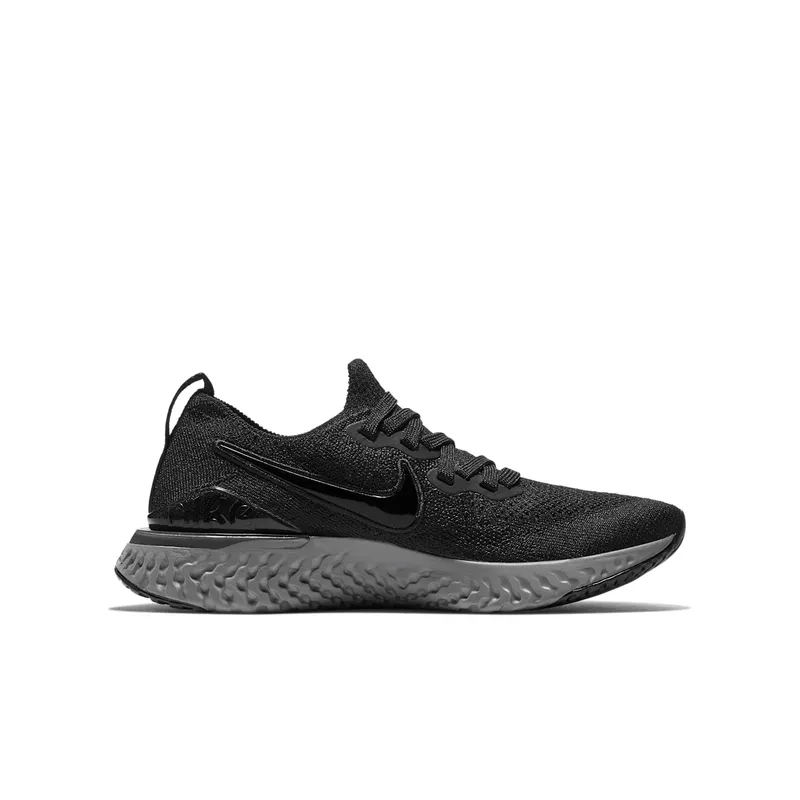 Nike Epic React Flyknit 2 Black Anthracite (GS) Black/White-Anthracite-Black (AQ3243-002)