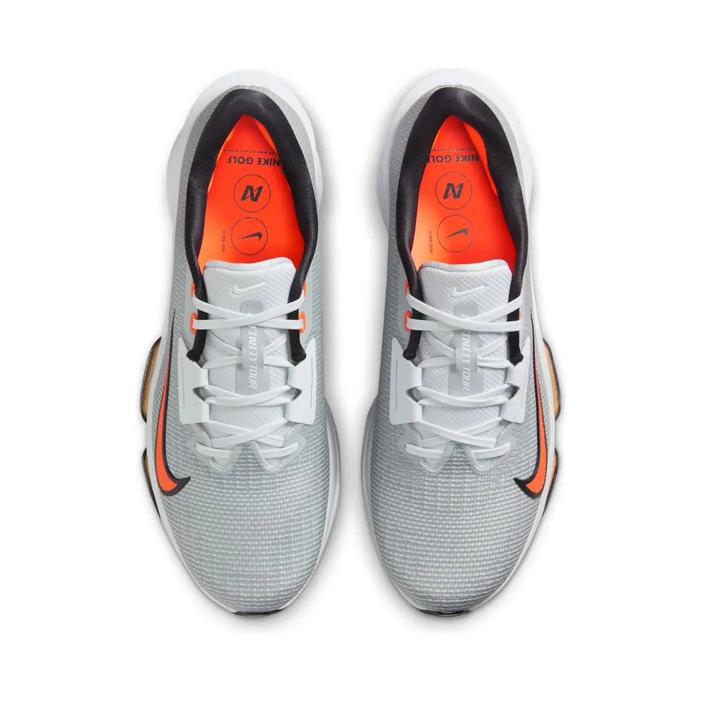 Nike Infinity Tour 2 “Pure Platinum Safety Orange” (HQ2158-001)