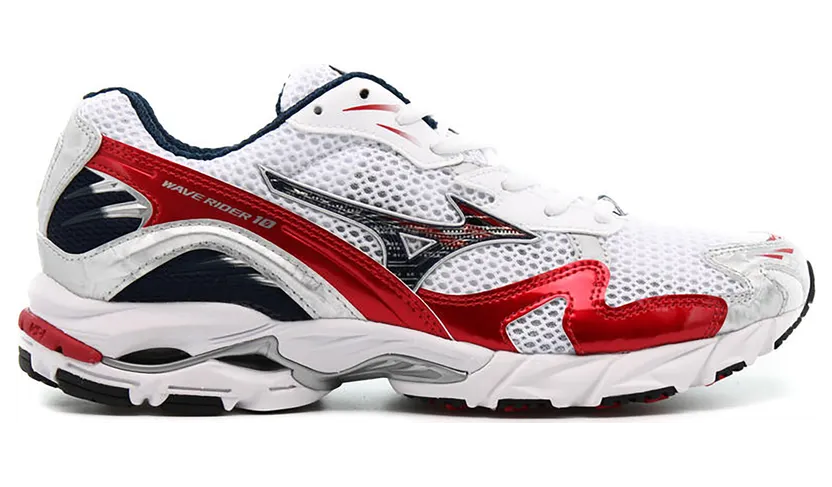 Mizuno Wave Rider 10 OG White Blue Red (2020)