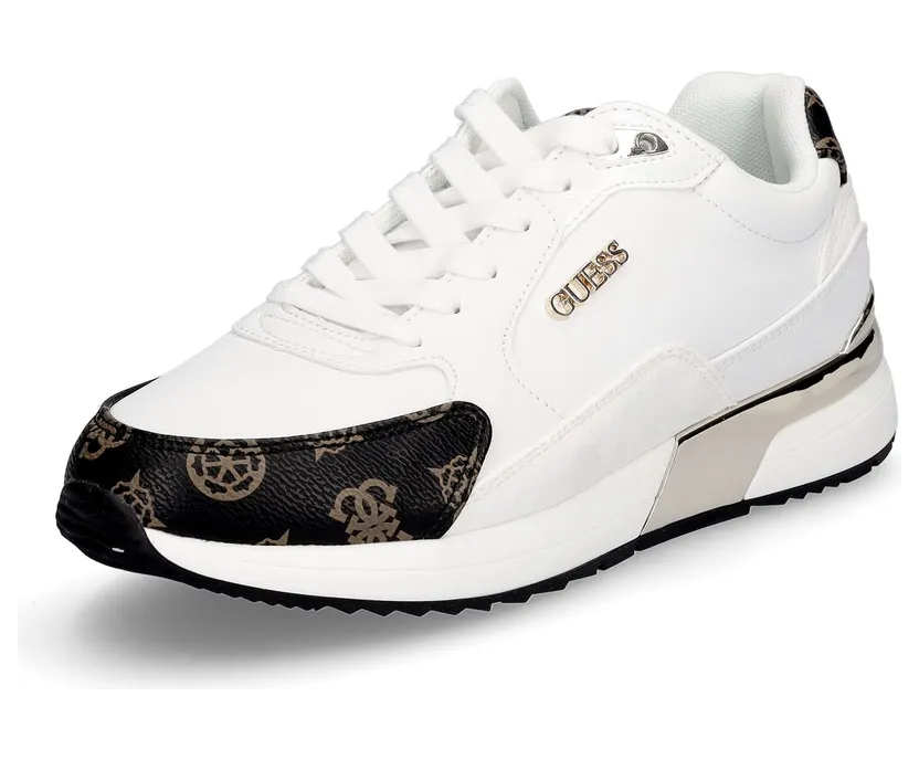 Guess sneaker Wit/Goud (FL5MOX-FAL12-WHBR)