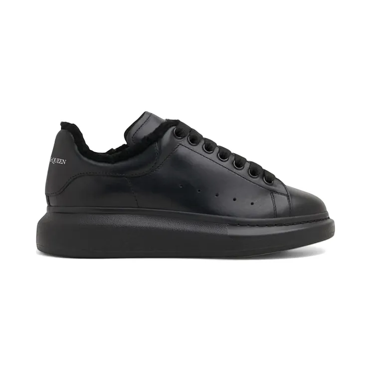 Alexander McQueen Oversized Triple Black Shearling (604228 WHBN6 1000)