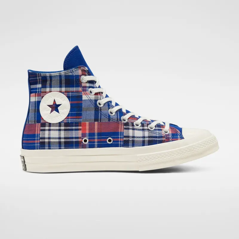 Converse Chuck Taylor All-Star 70s Hi Twisted Prep Blue Rush Blue/University Red (166849C)