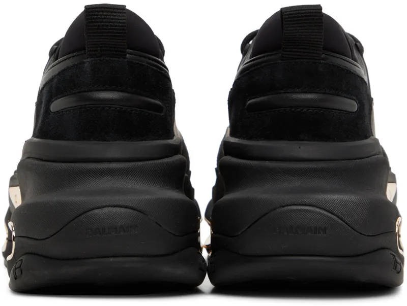 Balmain Black B-Bold Low-Top (YM1VI277LSSE)
