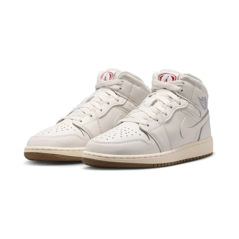 Nike Air Jordan 1 Mid SE “Phantom / Gum Dark Brown / Infrared 23 / Sail” (IO2063-001)