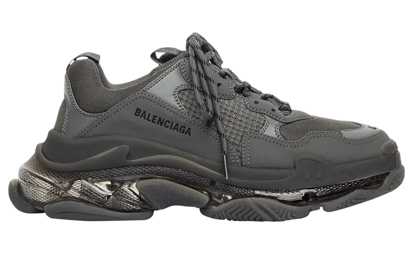 Balenciaga Triple S Clear Sole Dark Grey (541624W2GA11801)