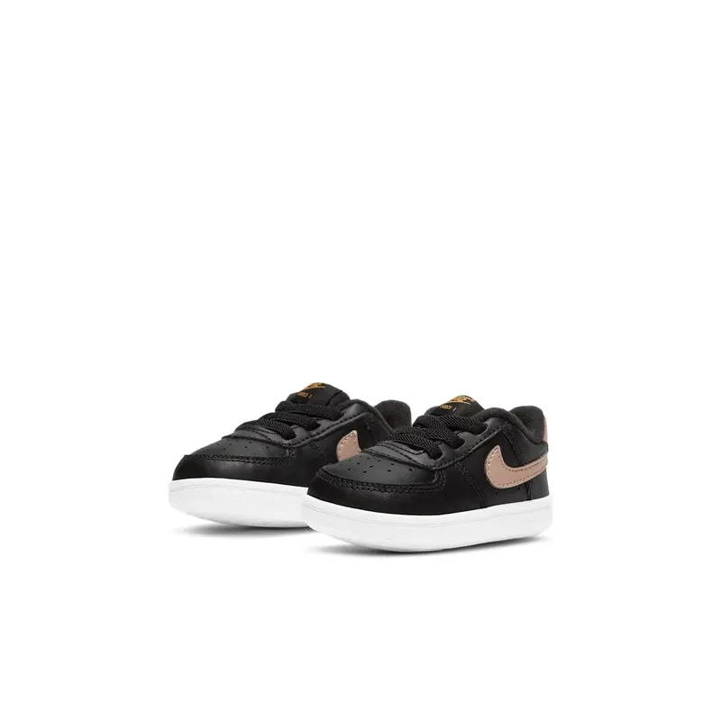 Nike Force 1 Cot Baby Bootie Black (CK2201-004)