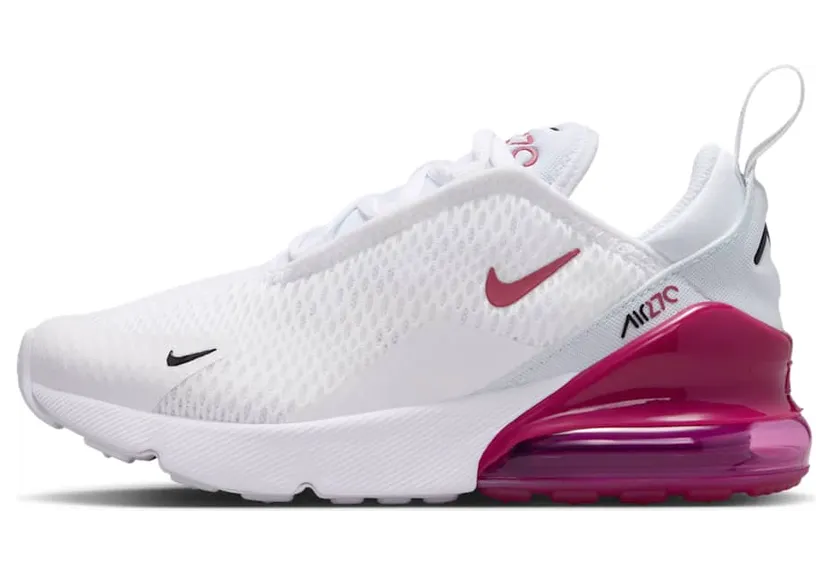 Nike Air Max 270 White / Black / Sweet Beet (AO2372-124)