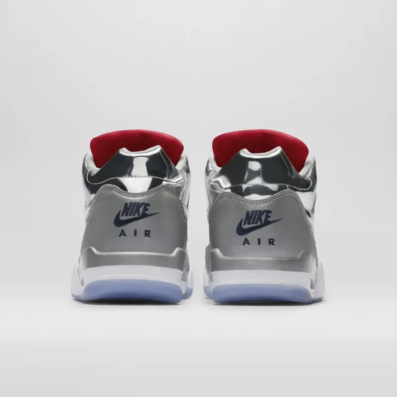 Nike Flight Squad Metallic Silver Metallic Silver/Metallic Silver-Midnight Navy (679260-002)