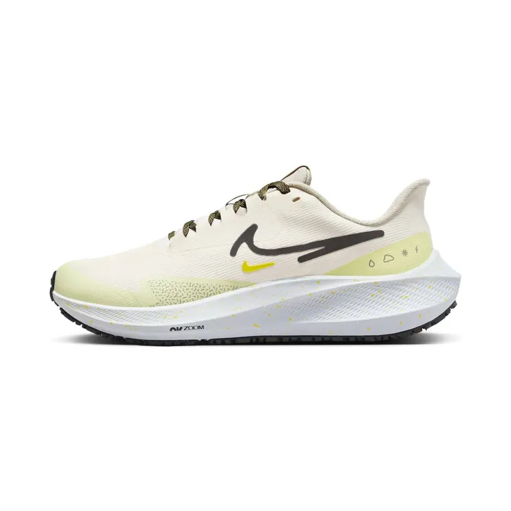 Nike Air Zoom Pegasus 39 Shield “Pale Ivory / Neutral Olive / Luminous Green / Black” (DO7626-100)