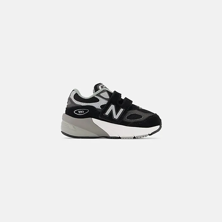 New Balance 990v6 Hook and Loop Black Silver (IV990BK6)