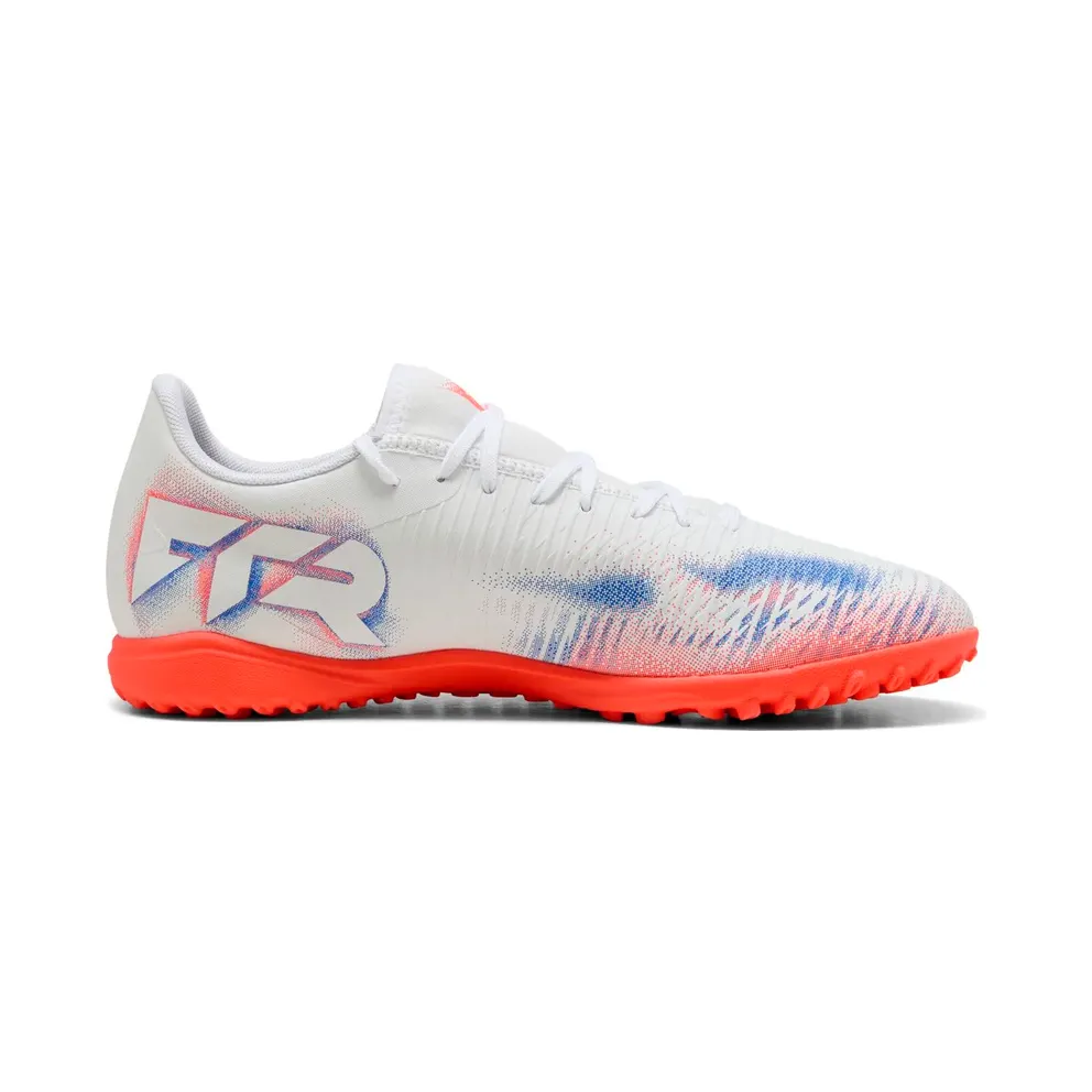 Puma Future 8 Play TT Multinocken-Football Boots 03 – heat fire/puma black/ravish 44 Men, White (108605)