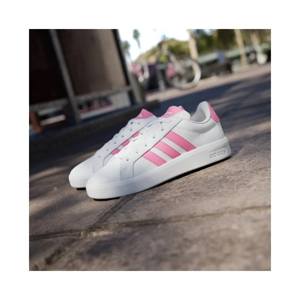 Adidas GRAND COURT 3.0 Shoes JUNIOR Cloud White / Bliss Pink / Bliss Pink (HP3528)
