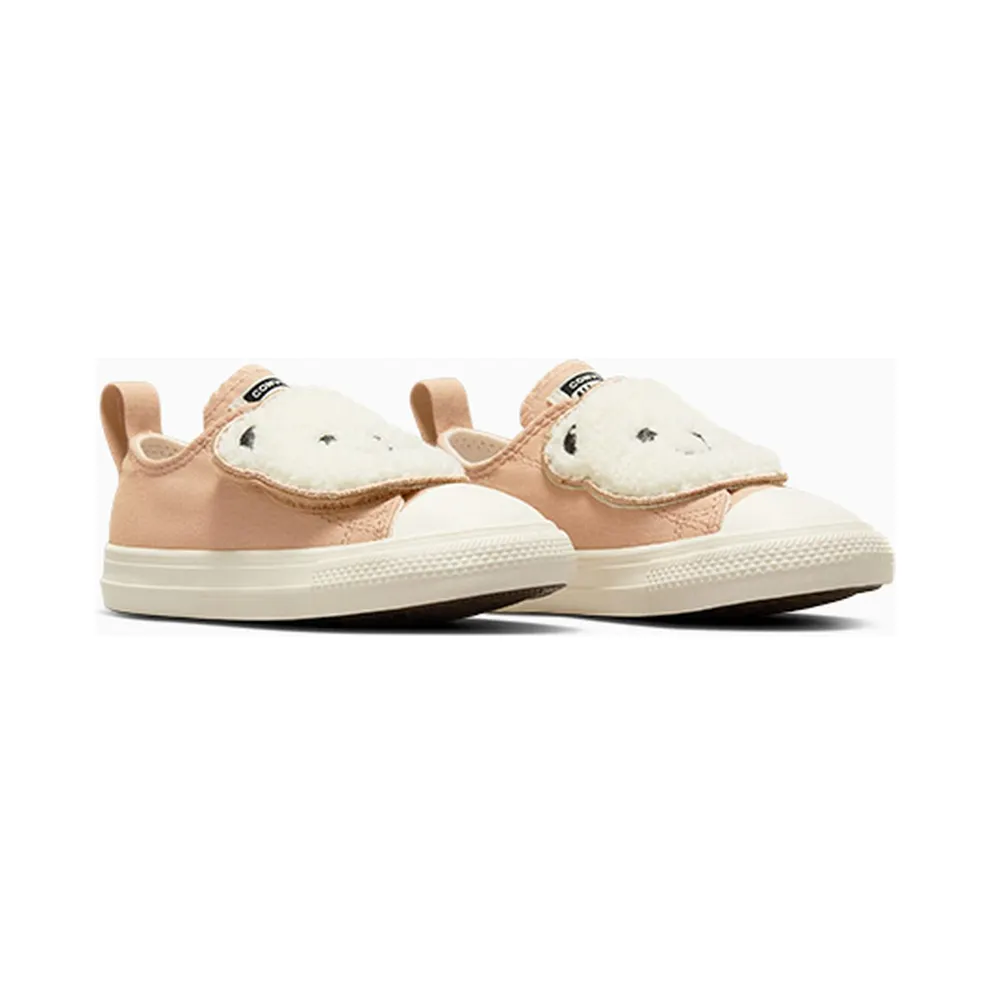Converse Chuck Taylor All Star One Strap Sherpa Bear Easy-On Warm Quarry/Egret/Black (A10040C)